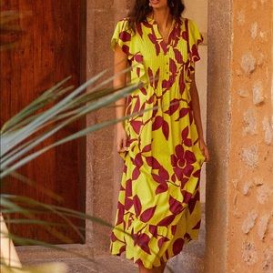 New Anthropologie Maeve Cassandra Maxi Dress XL #270